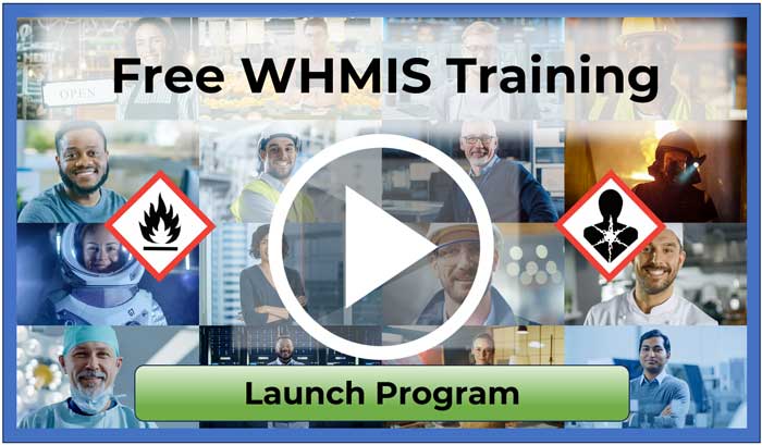 Free WHMIS Training and WHMIS certificate. WHMIS 2015. Free whmis training Ontario. Free WHMIS training bc.